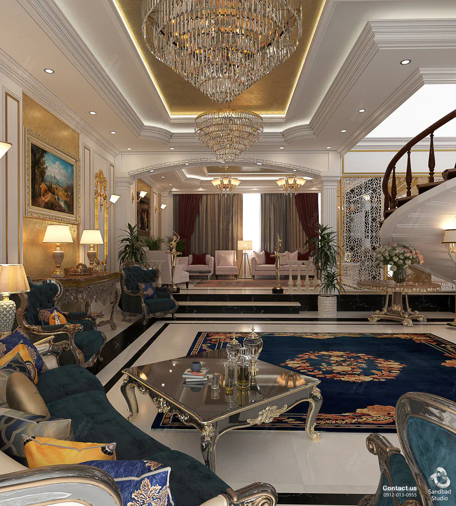 Classic Luxury Living Room Design