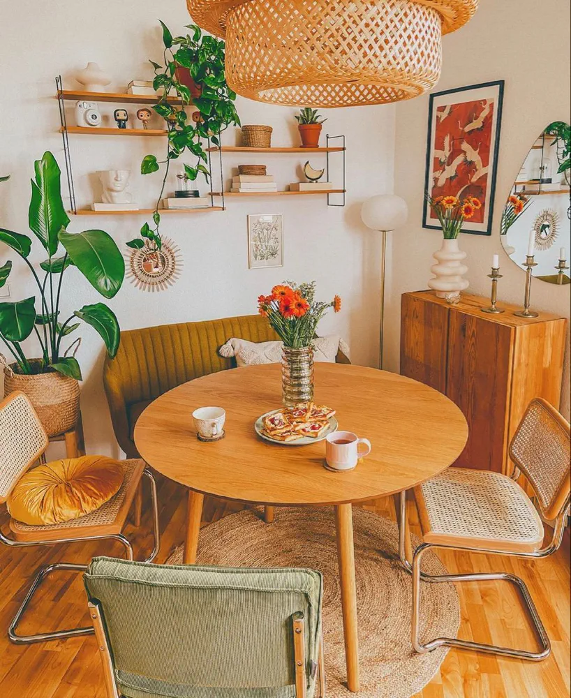 Minimalist Rustic Dining Haven