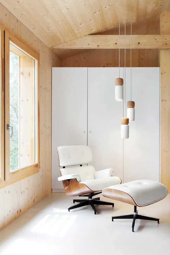 Minimalist Scandinavian Living Room Design for Aging in Place