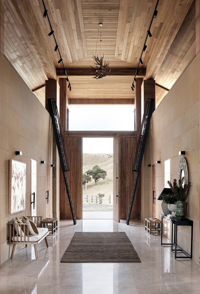 Modern Rustic Entryway Design