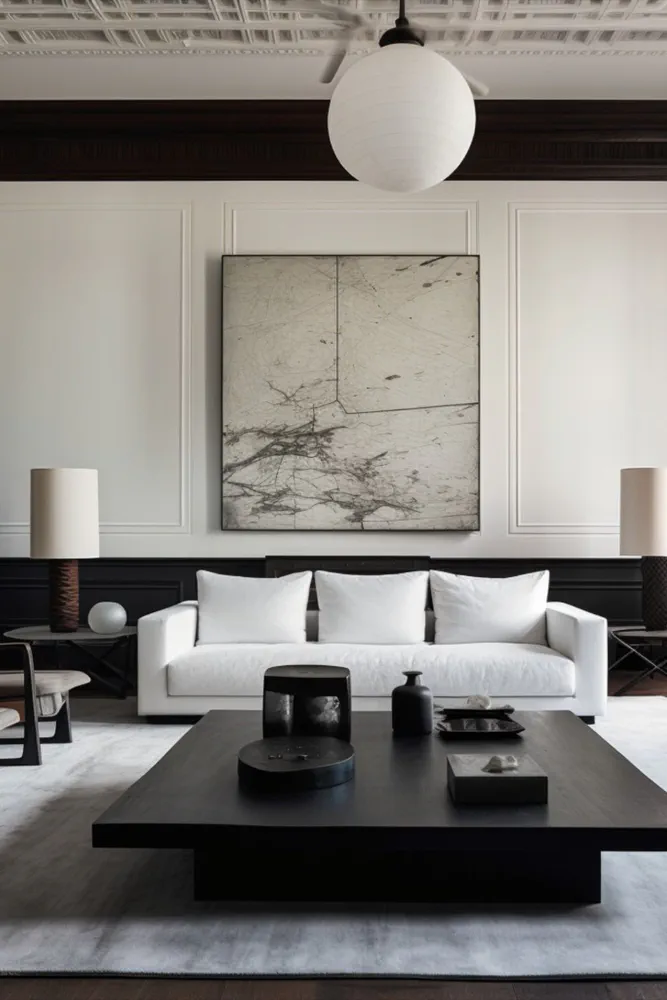 Eco-Friendly Minimalist Living Room Design
