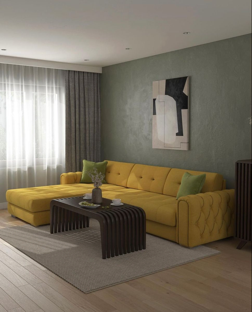 Urban Loft Living Room Design for a Senior Investment Banker