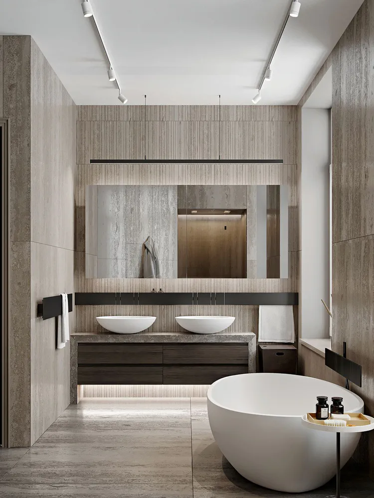 Modern Bathroom Design: Unifying Eco-Friendly Urban Dwelling