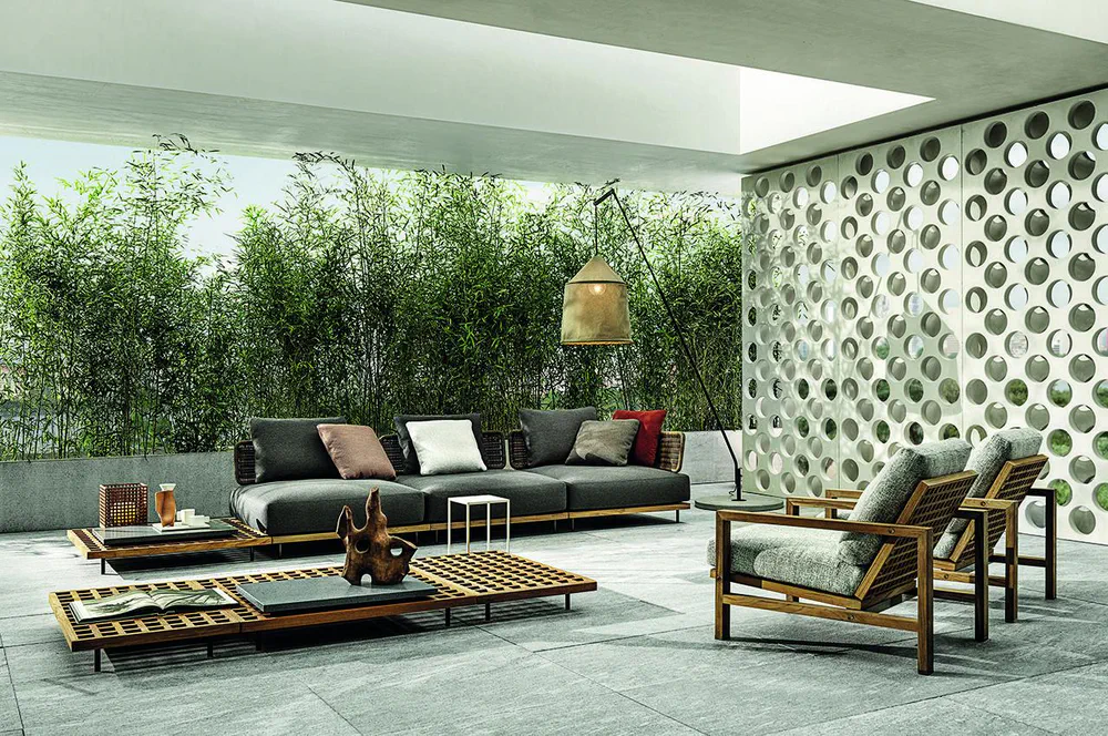 Modern Minimalist Outdoor Living Space