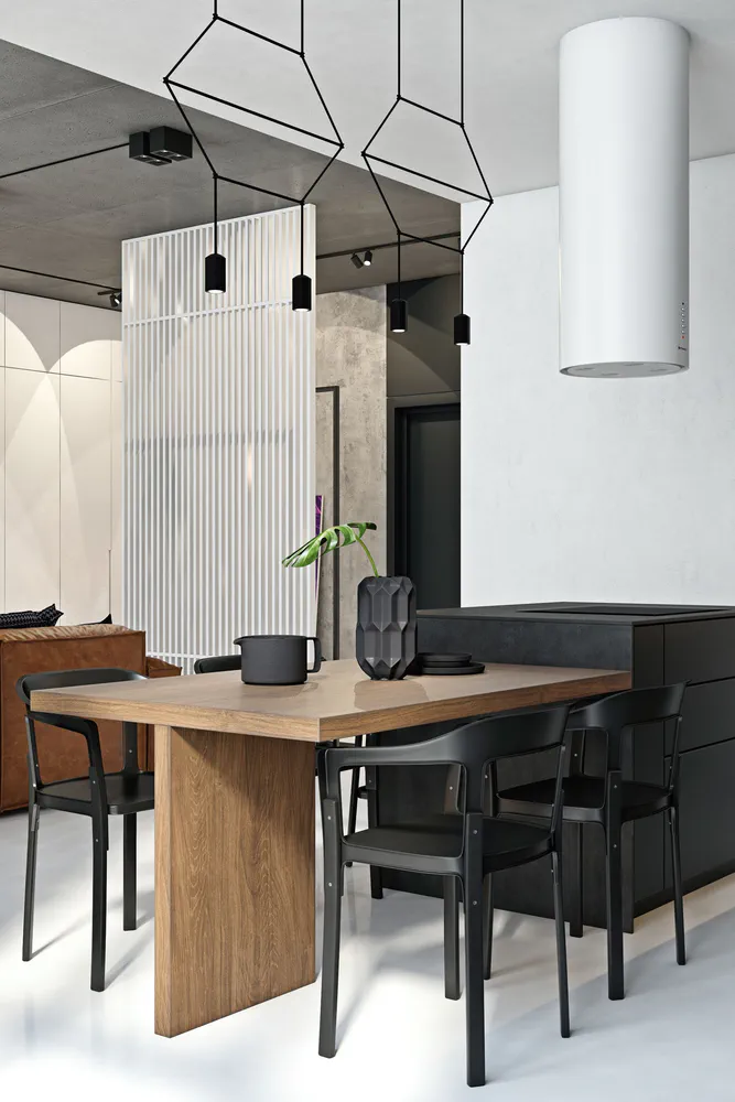 Stylish Minimalist Kitchen Dining