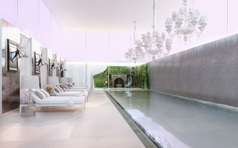 Modern Parisian Apartment Style Living Room Design