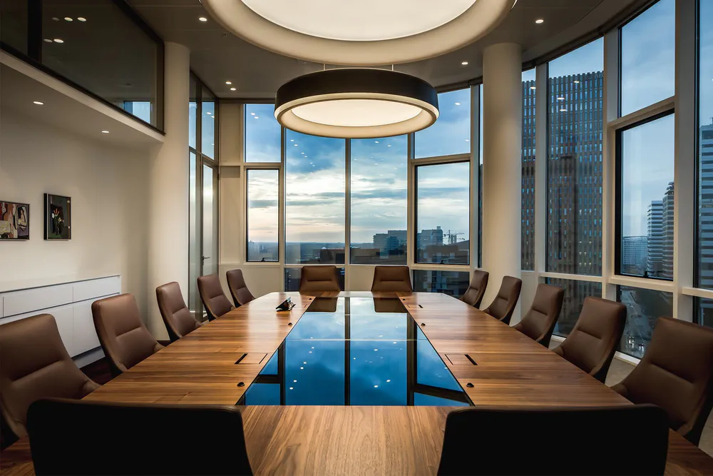 Sophisticated Conference Room with Stunning Views