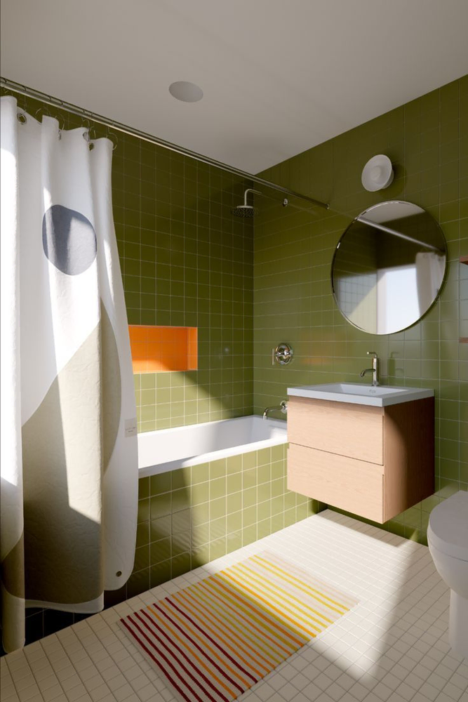 Modern Bathroom Design: Compact and Stylish