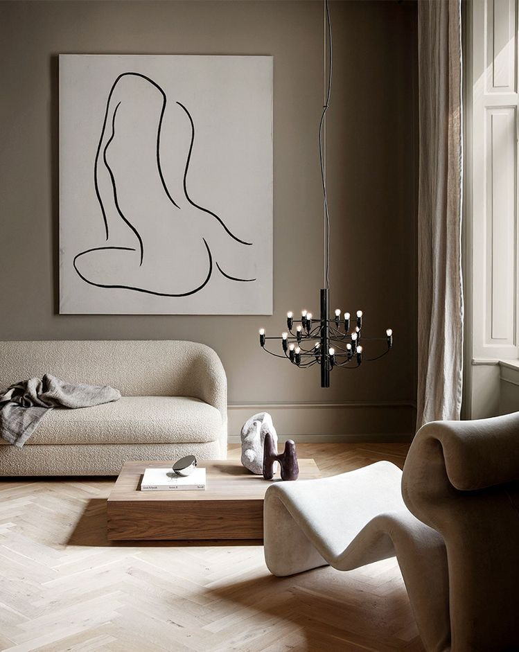 Modern, Sustainable Living Room Design
