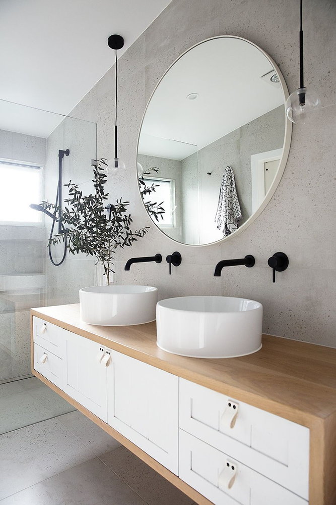 Elegant Modern Coastal Bathroom