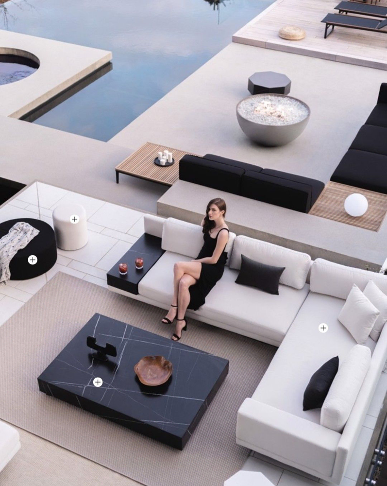 Modern Minimalist Outdoor Living Space for a Marketing Agency CEO