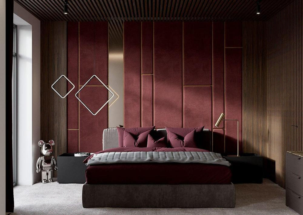 Elegant Tropical Modern Bedroom