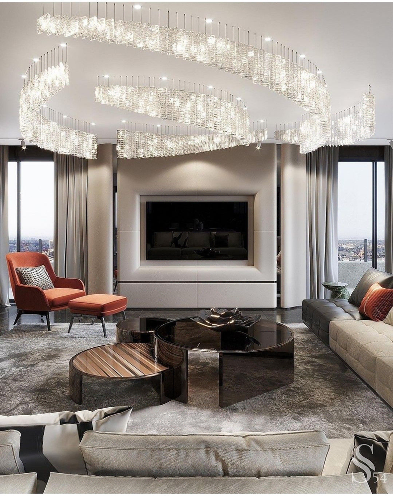 Modern Minimalist Living Room Design for a Renowned Architect