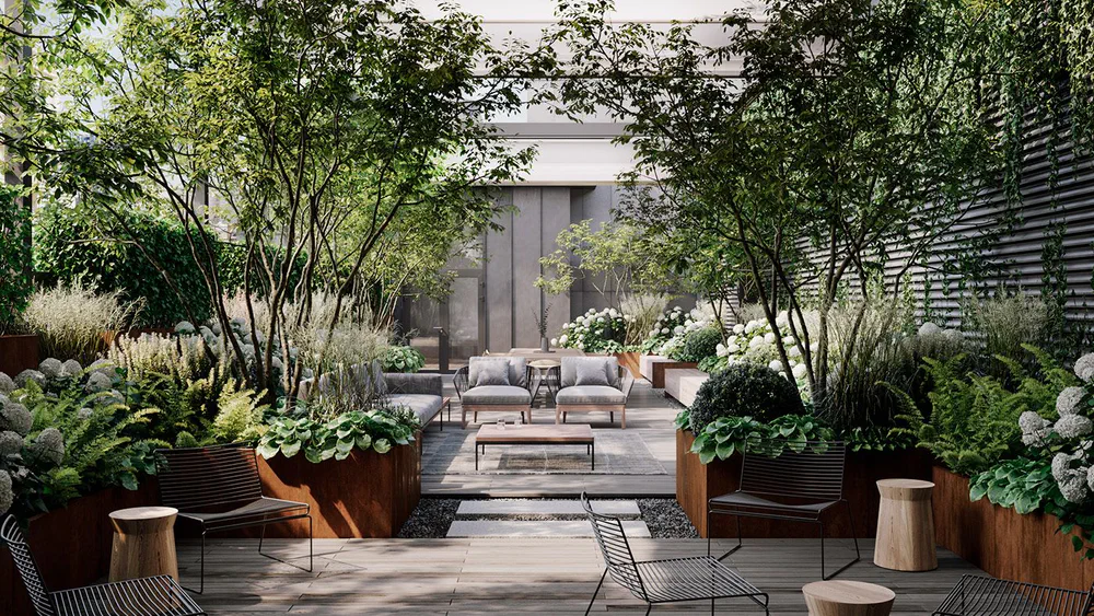 Chic Urban Outdoor Oasis