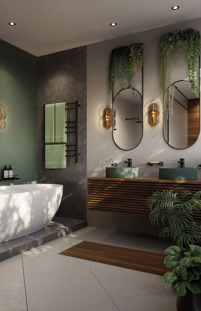 Sustainable Luxury: Futuristic Bathroom Design
