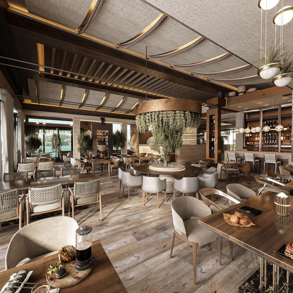 Modern Outdoor Lounge: A Biophilic Design Solution for Entertaining Clients