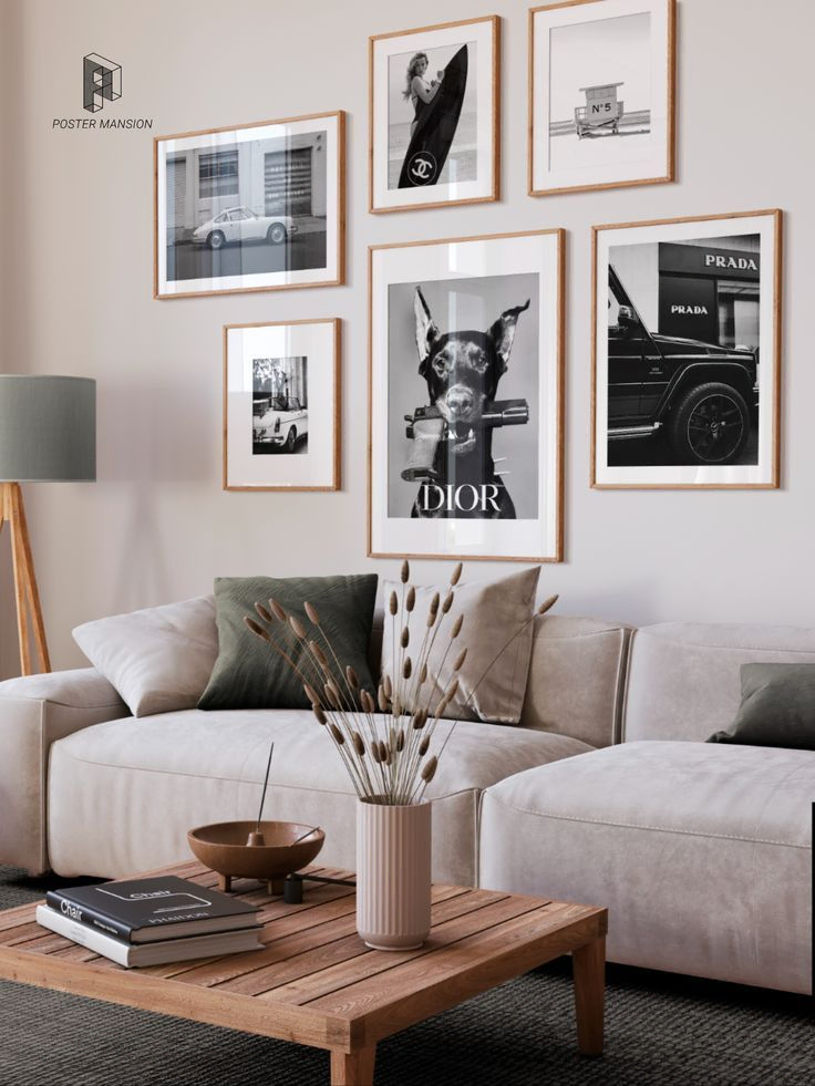 Rustic Modern Fusion Living Room for Entertaining Clients