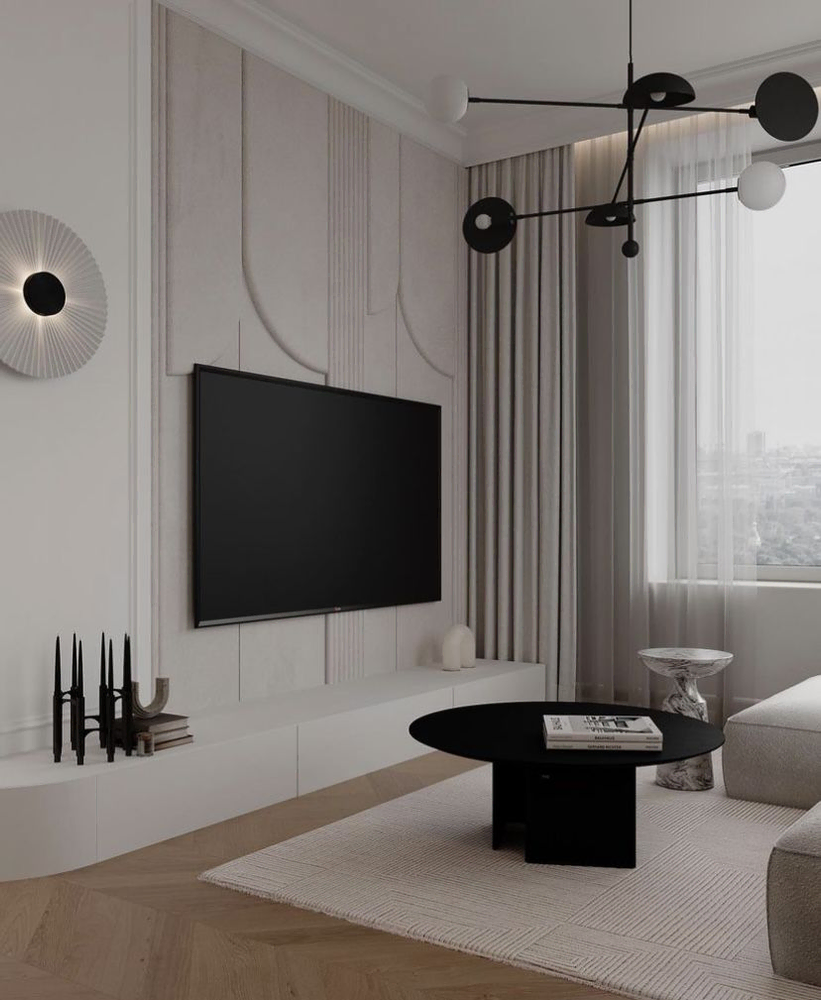 Wabi-sabi Minimalist Living Room
