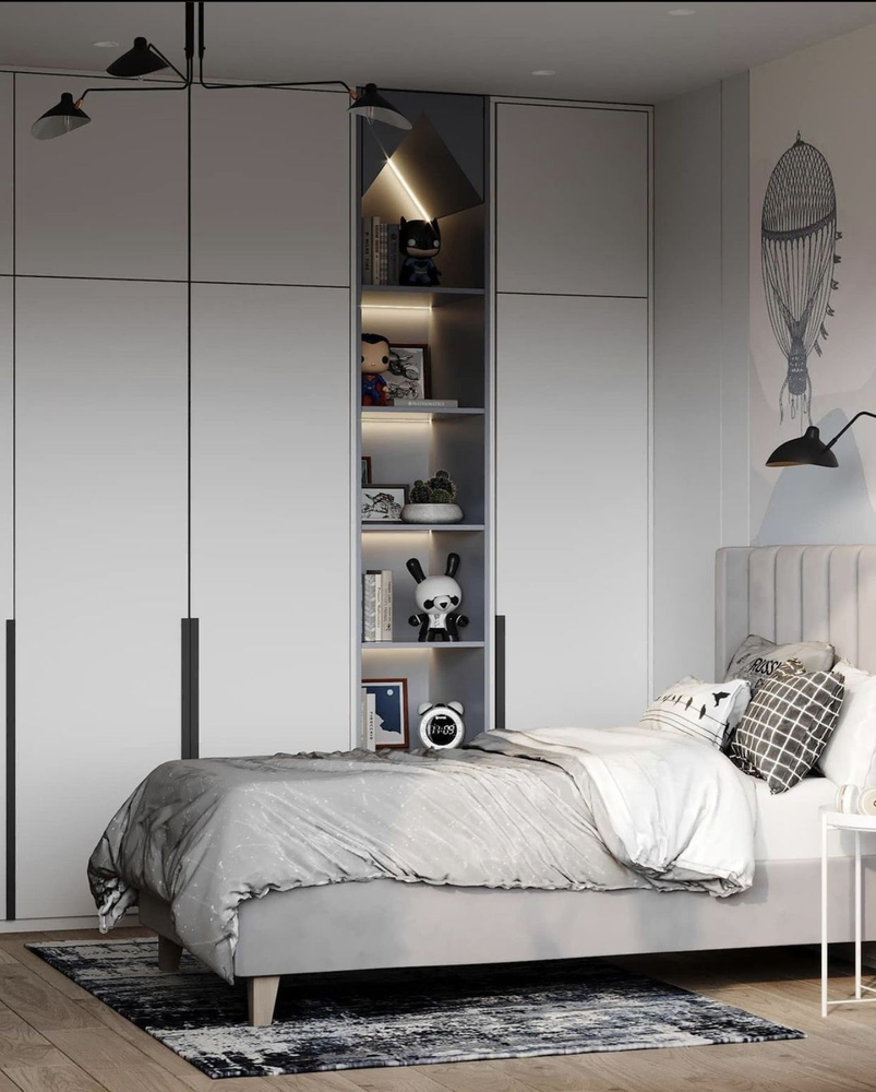 Modern Minimalist Bedroom Design for Boutique Hotel Chain Owner