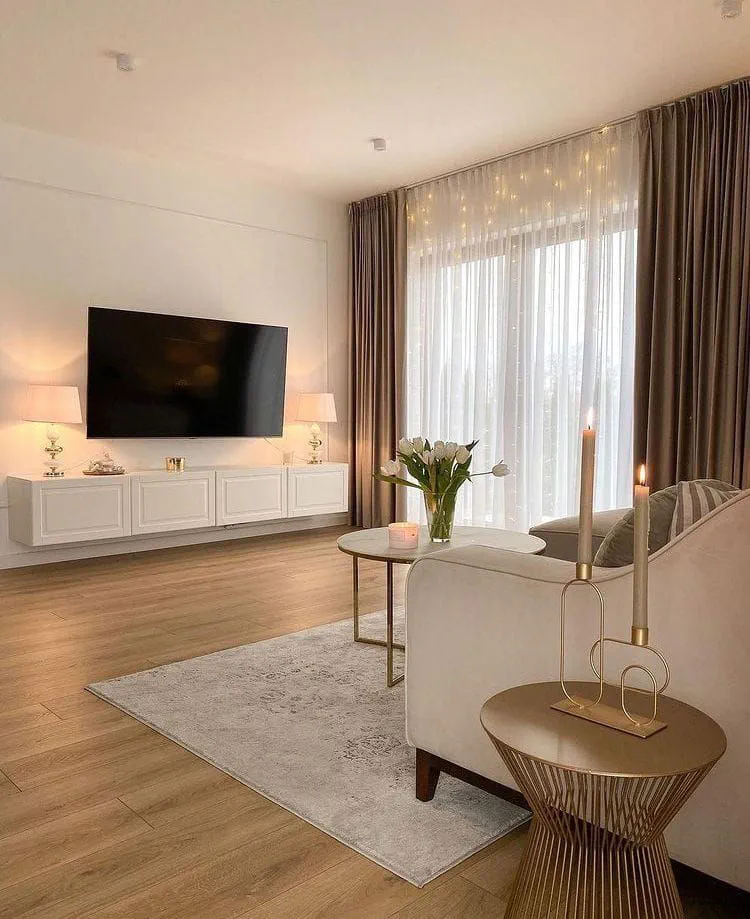 Rustic Modern Living Fusion