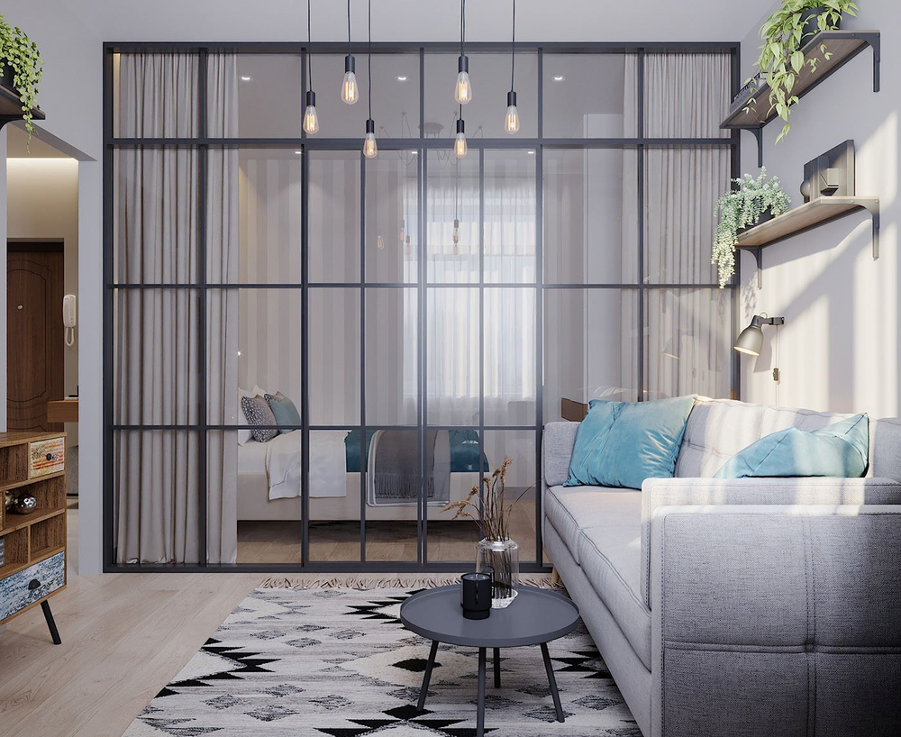 Modern Biophilic Living Room Design