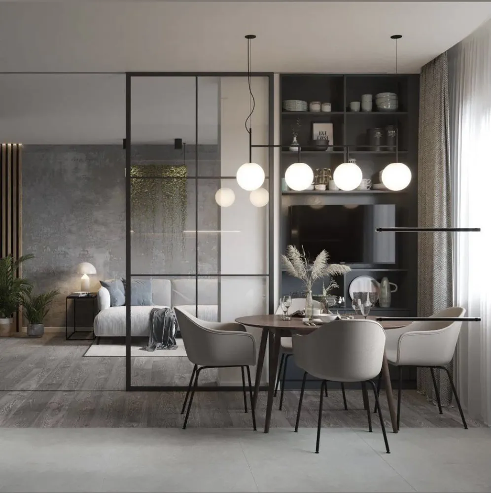 Modern Biophilic Living Room Design