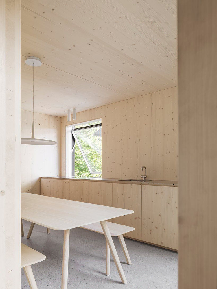 Modern Scandinavian Kitchen and Dining Area