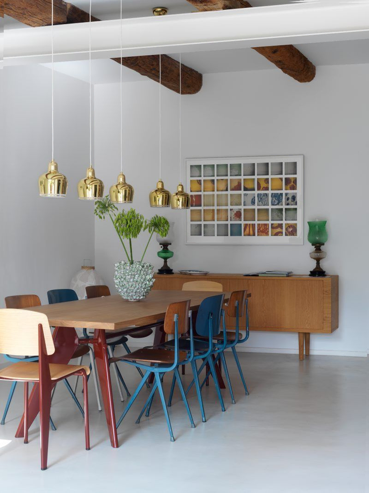 Modern Coastal Hampton Style Dining Room