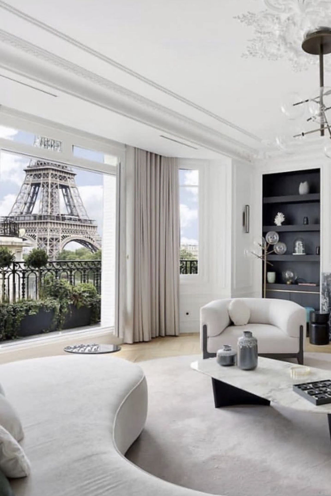 Luxe Minimalism Overlooking Paris