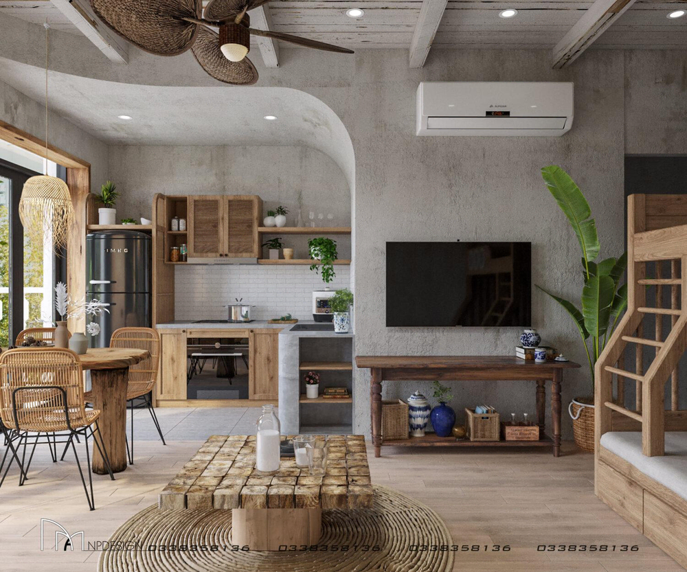 Modern Rustic Open-Concept Elegance