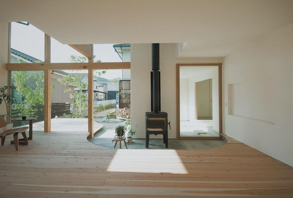 Modern Minimalist Living Room with Steampunk Chic Style