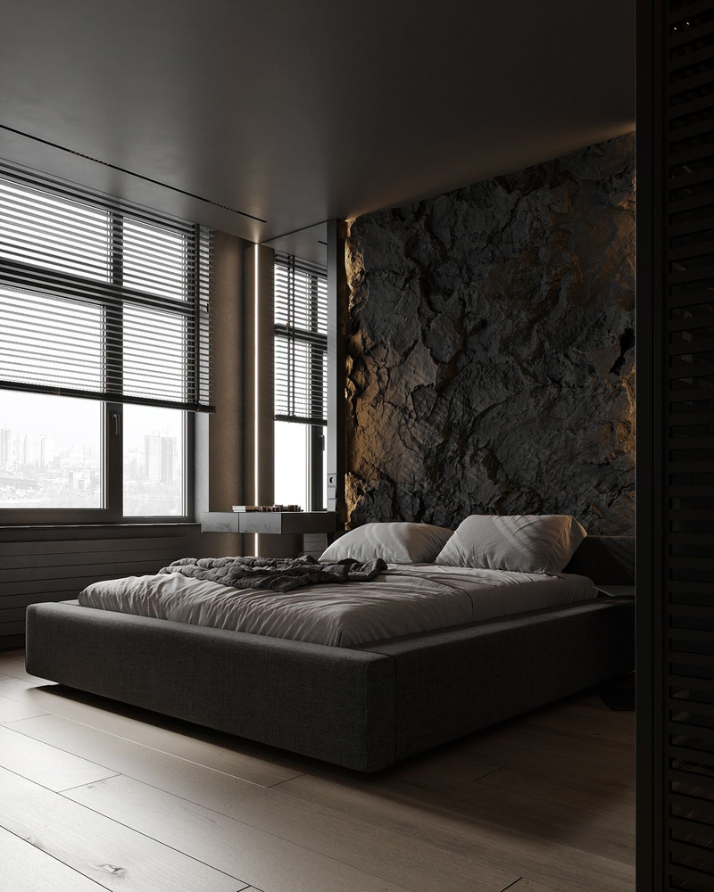 Futuristic Bedroom with Sustainable Design