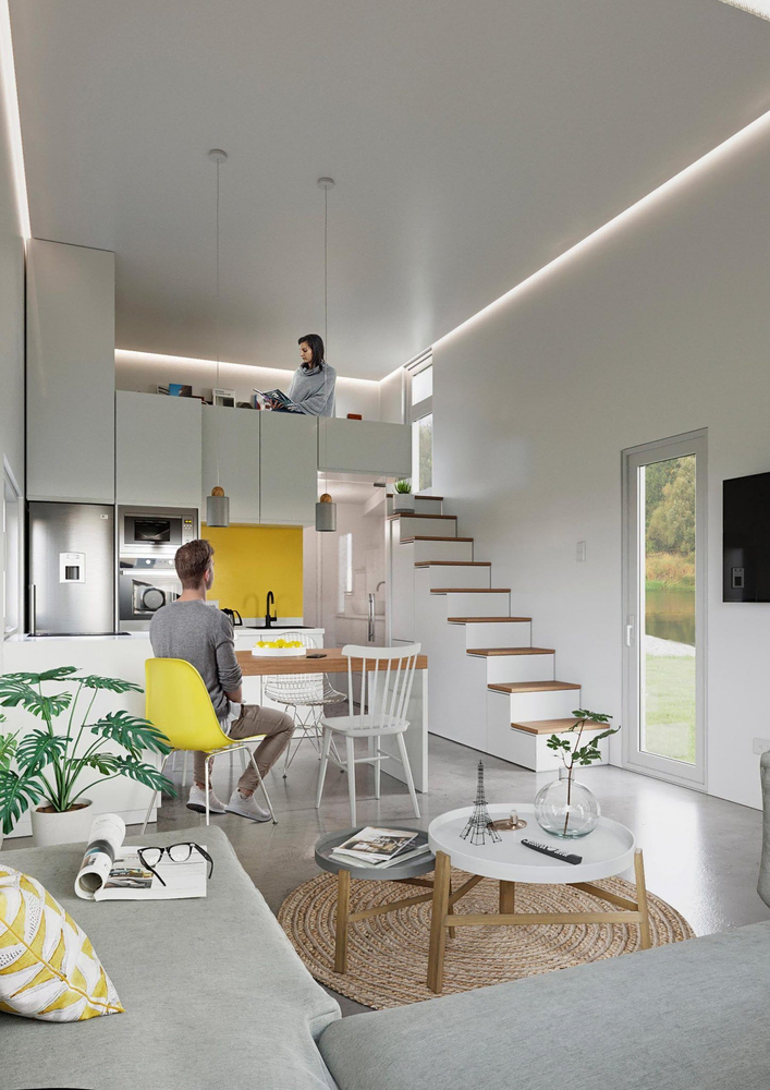 Modern Living Room Design with Eco-Friendly Solutions
