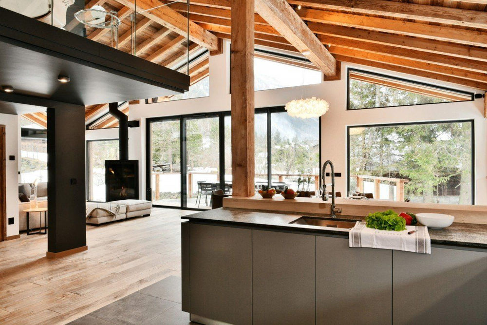 Modern Rustic Living Room Design