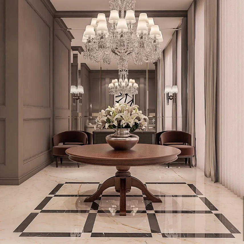Luxury Hollywood Regency Living Room for High Society Chef