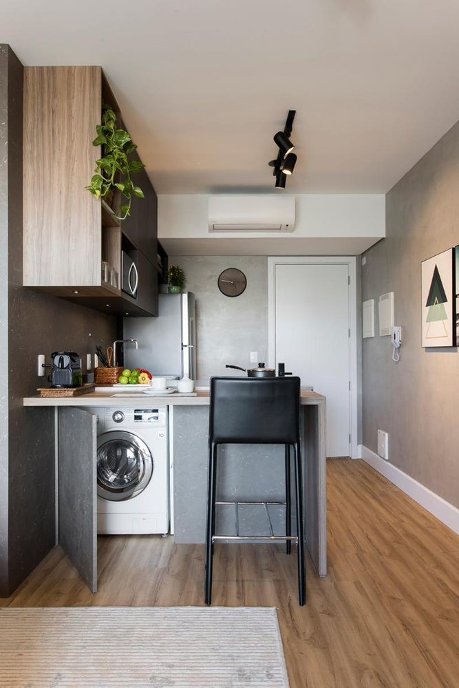 Modern Minimalist Kitchen-Dining Fusion
