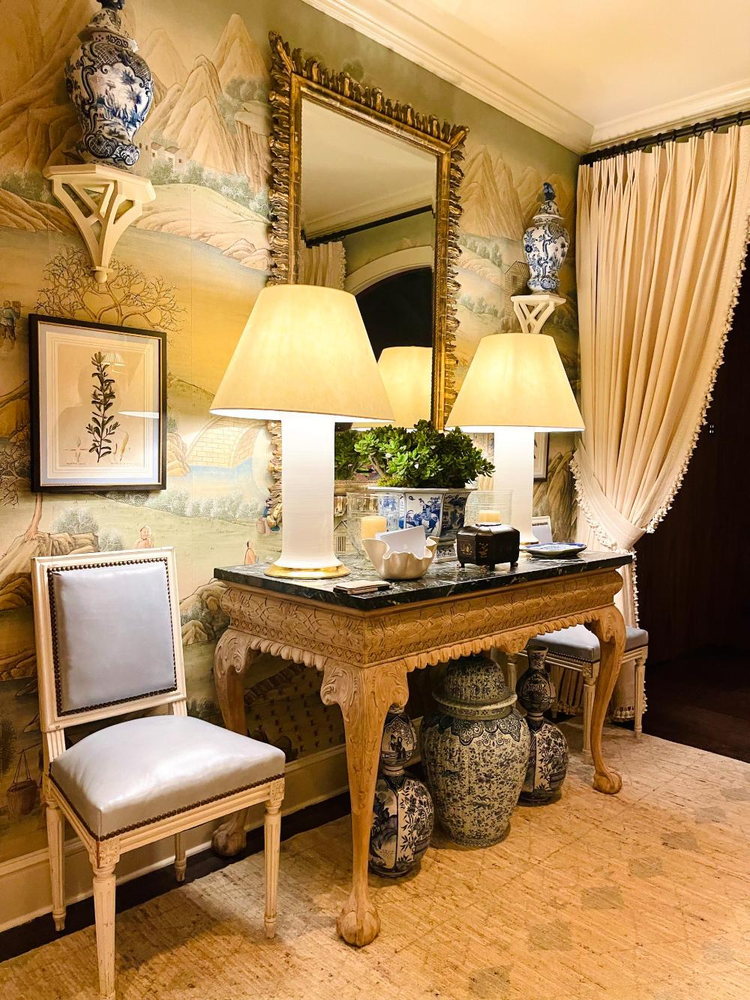 Sustainable Art Deco Revival Living Room for a Venture Capitalist