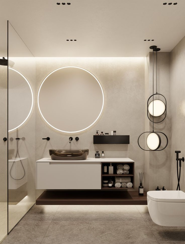 Modern Coastal Hampton Style Bathroom Design