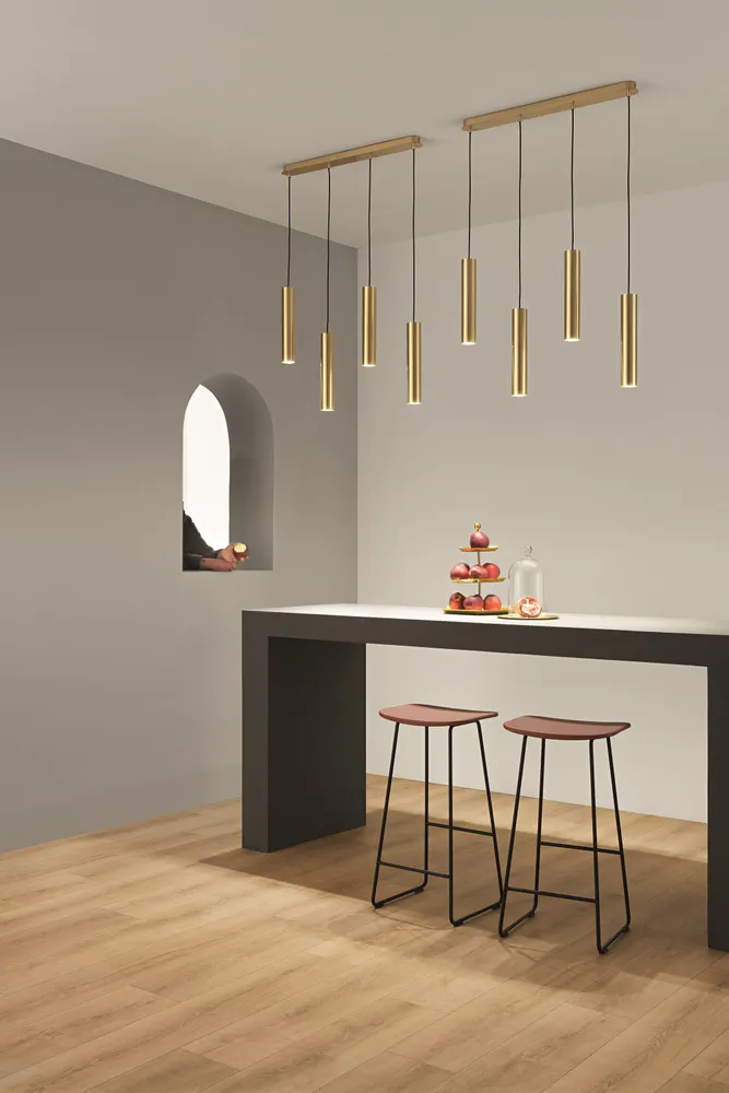 Modern Dining Room with Sustainable Design and Natural Light