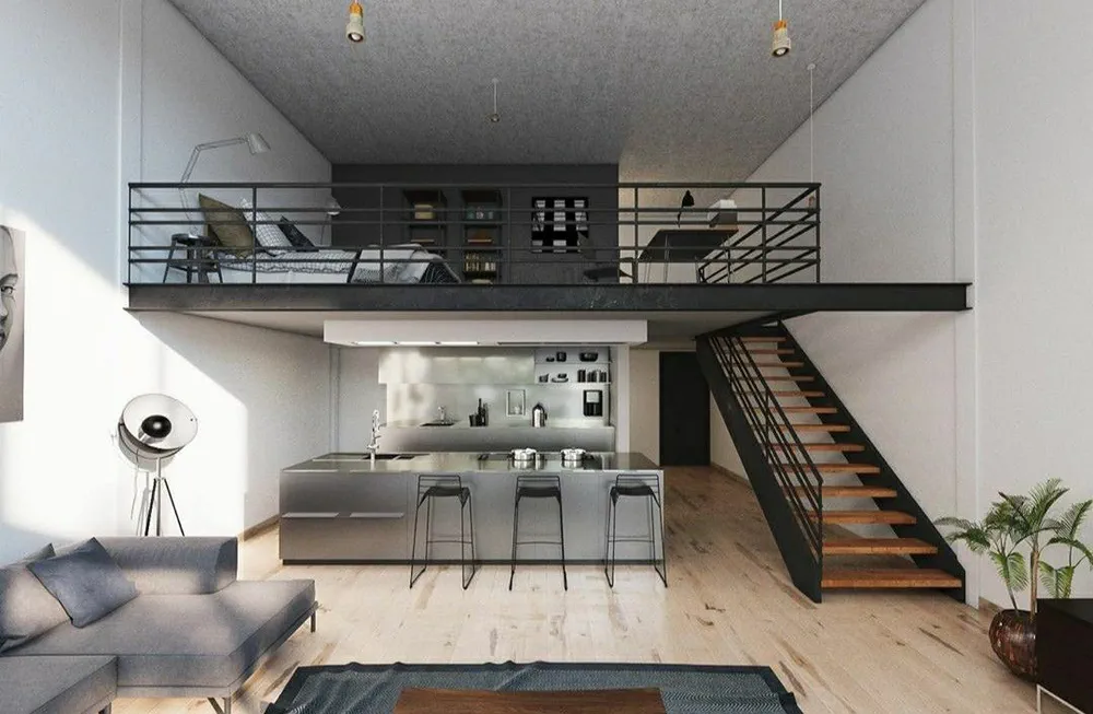 Chic Rustic Modern Penthouse Retreat