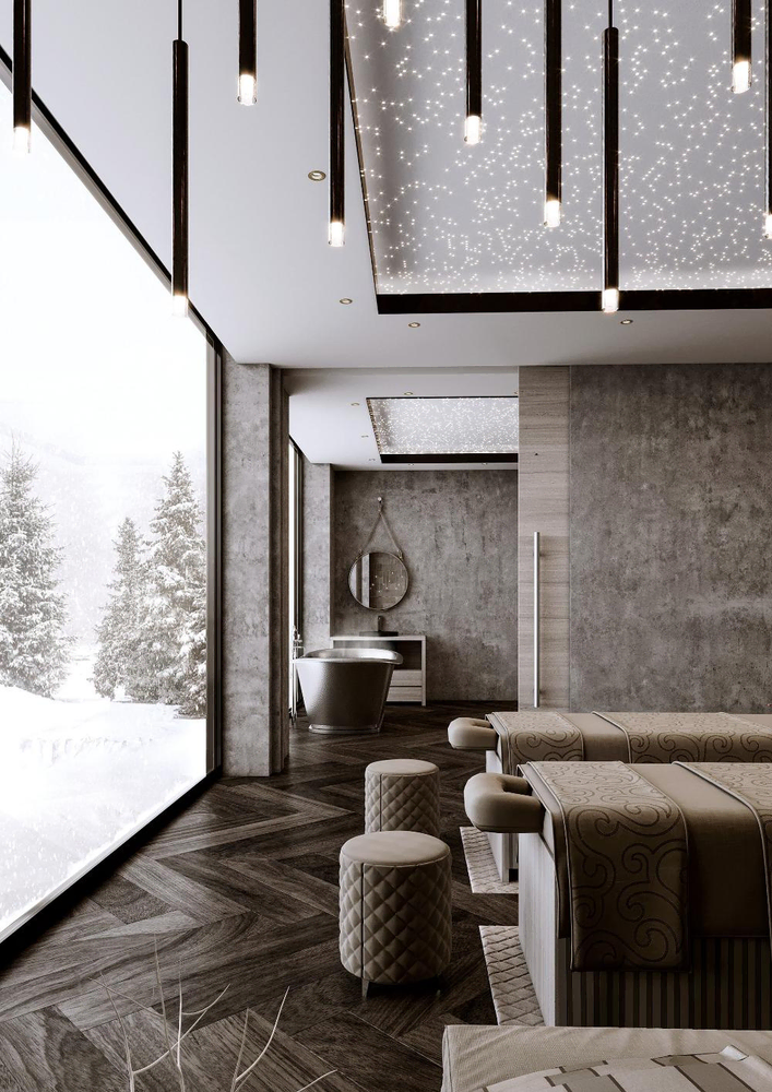 Modern Minimalist Living Room Design for a Renowned Architect