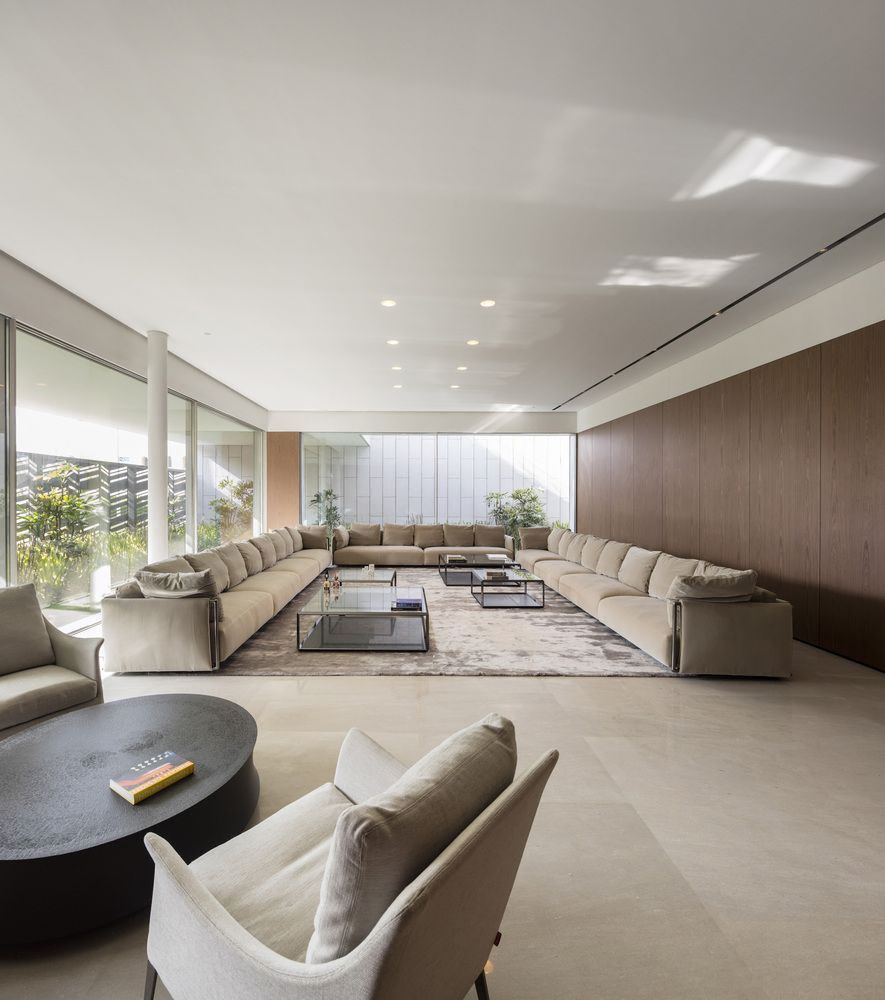 Modern Parisian Apartment Style Living Room for a Self-Made Millionaire