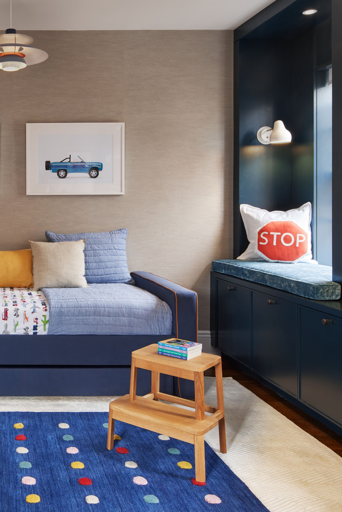 Modern Space-Saving Bedroom Design for a Growing Family