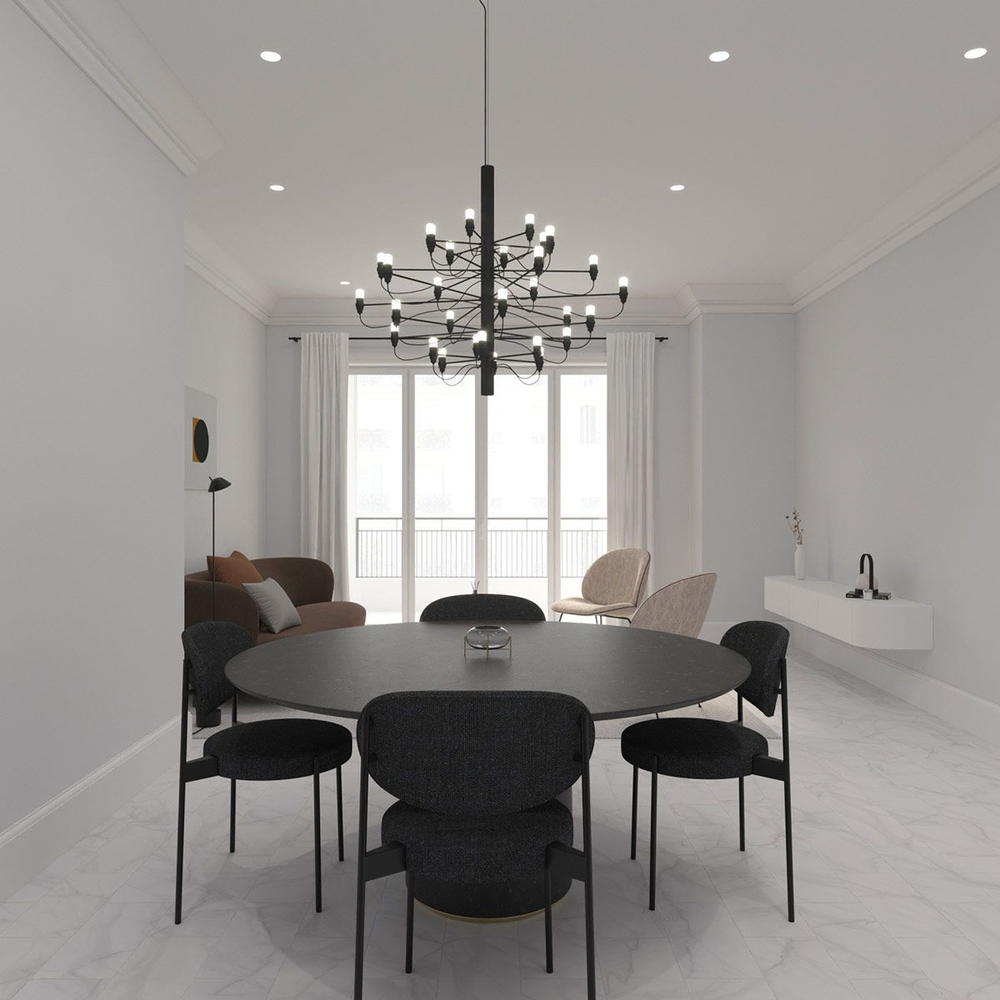 Modern Coastal Hampton Dining Room Design