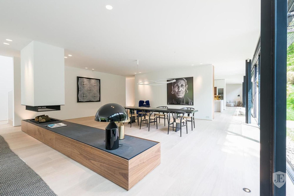 Modern Minimalist Living Room Design for a Boutique Hotel Chain Owner