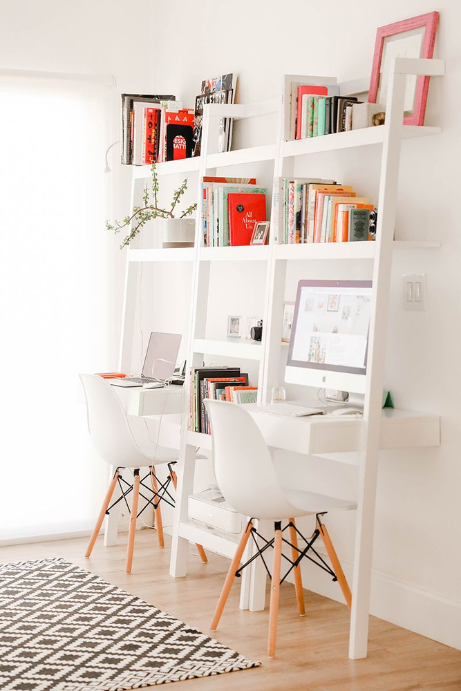 Sophisticated Bohemian Home Office Design
