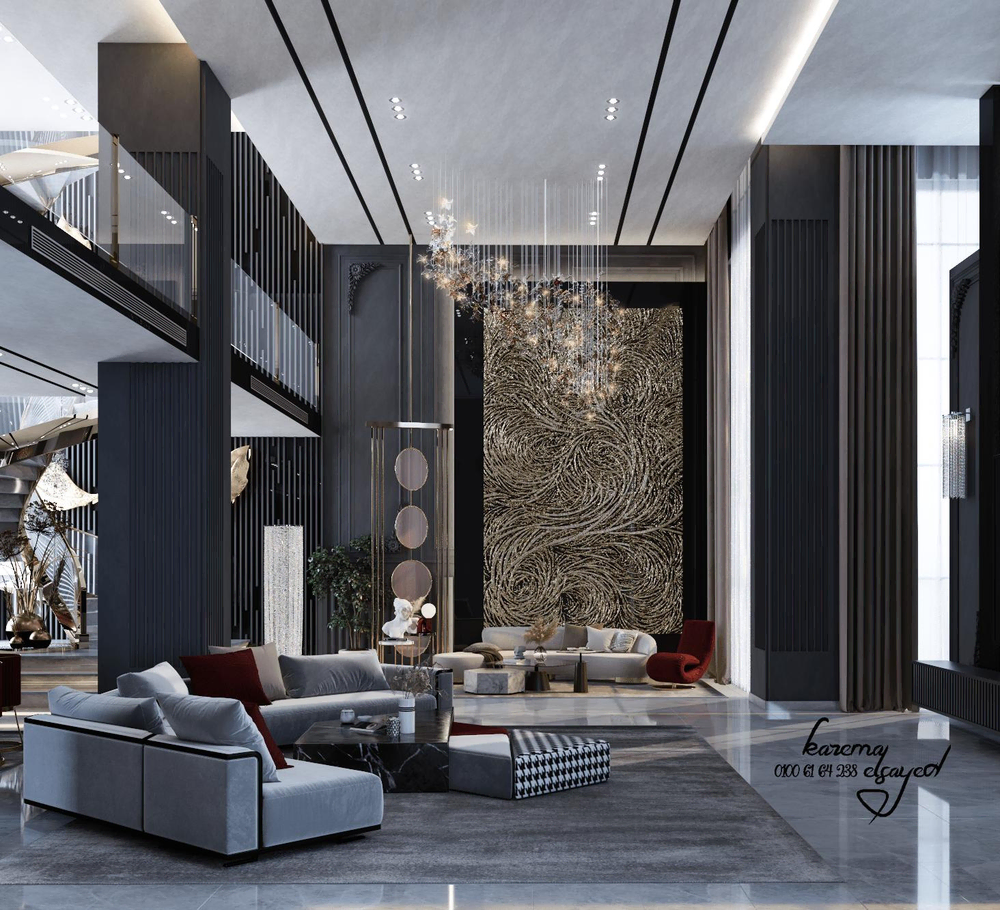 Contemporary Elegant Living Room
