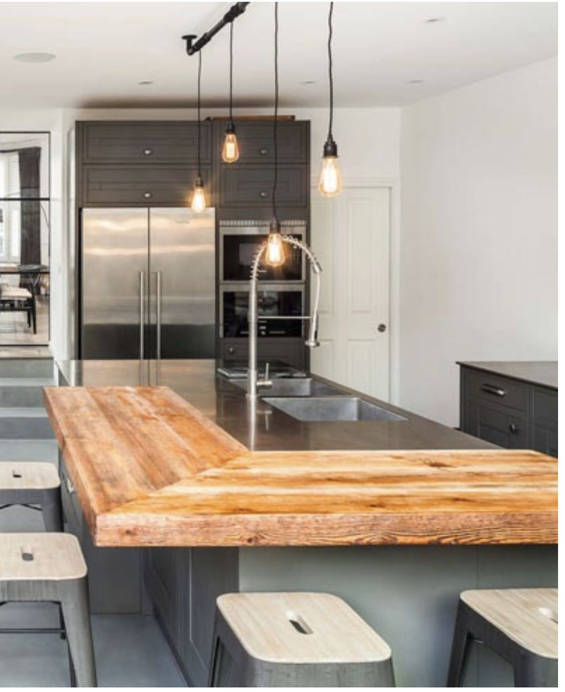 Chic Modern Tropical Kitchen