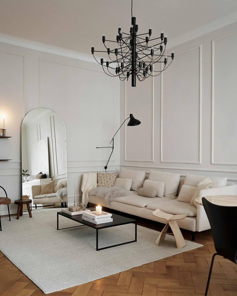 Elegant Parisian Modern Living Room