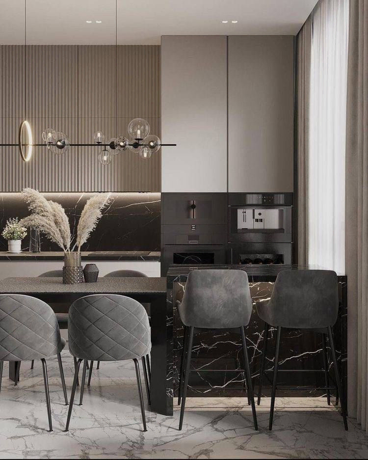 Nordic Noir Castle Interior Transformation
